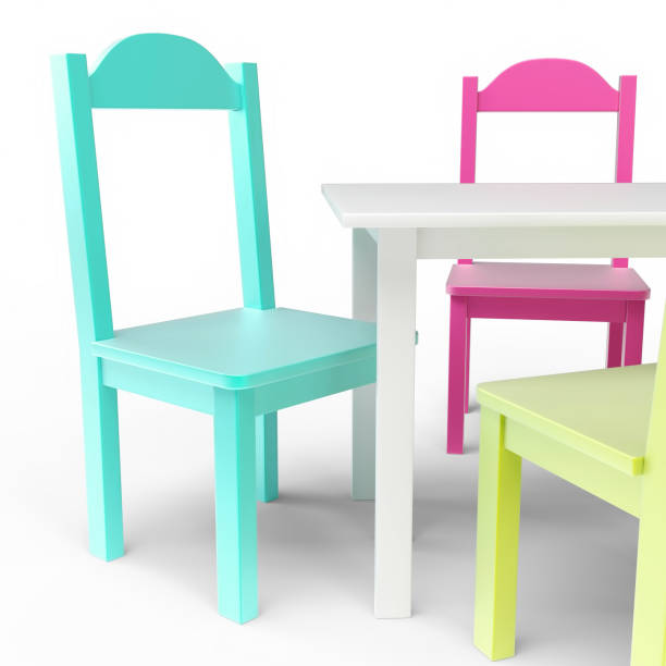 istock Kid's Table and Chair Set 836508120