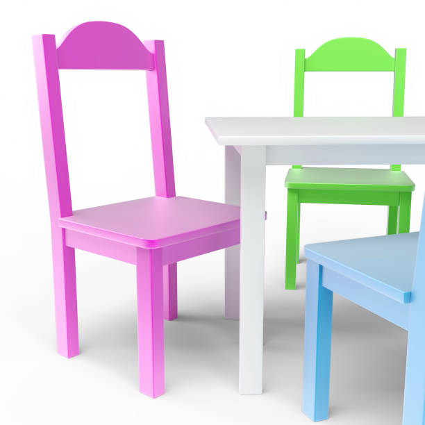 istock Kid's Table and Chair Set 836508122