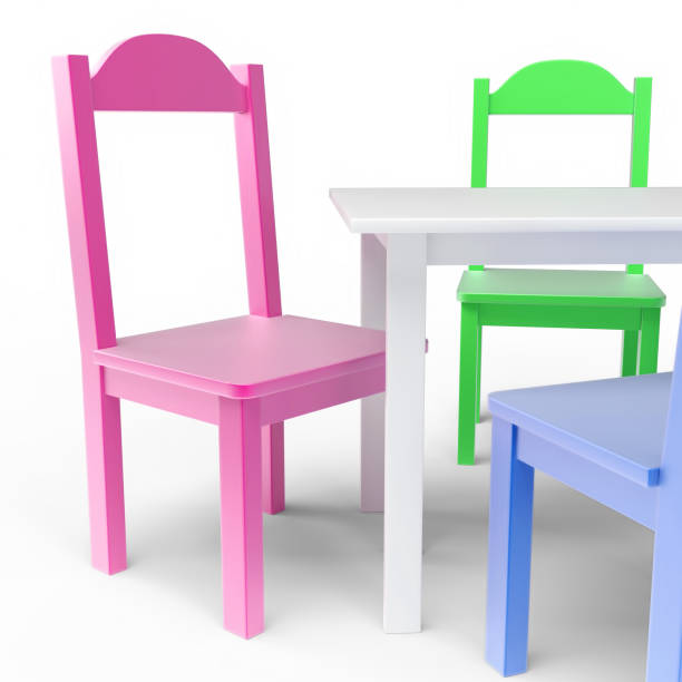 istock Kid's Table and Chair Set 836508126