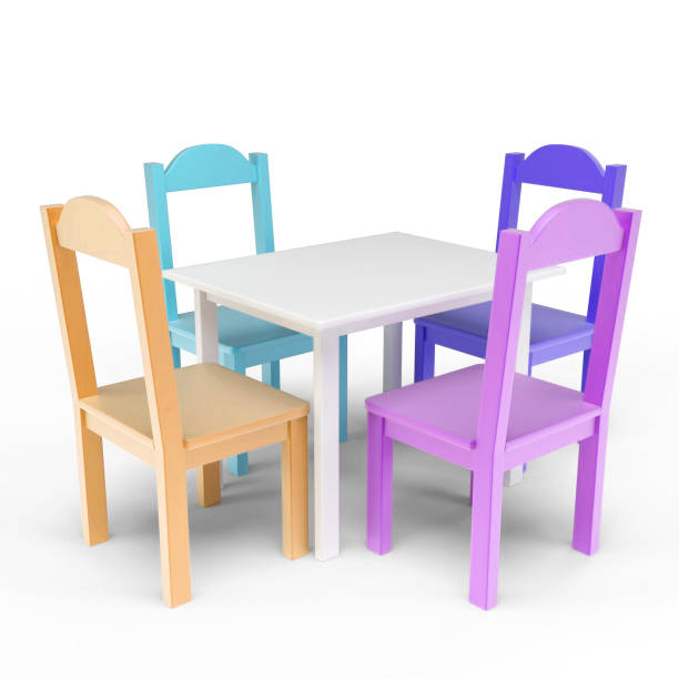 istock Kid's Table and Chair Set 836508130