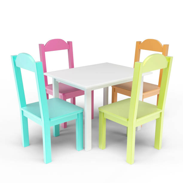 istock Kid's Table and Chair Set 836508142