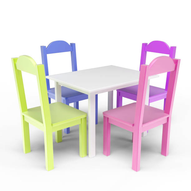 istock Kid's Table and Chair Set 836508150