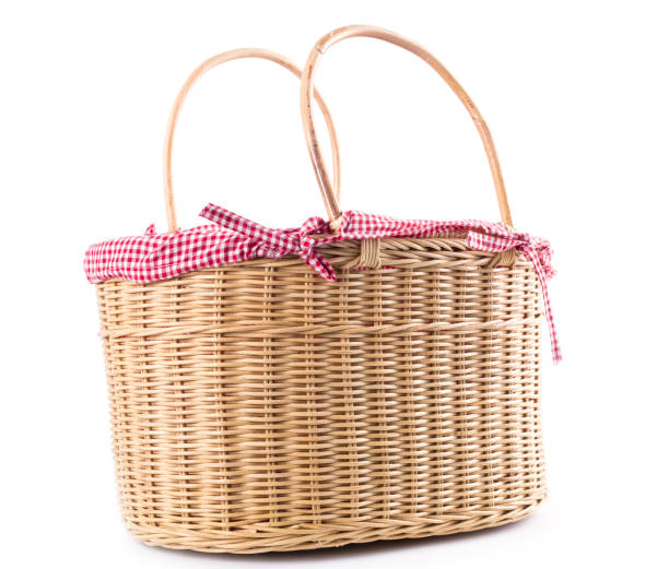 istock Picnic basket container bakery food 836519050