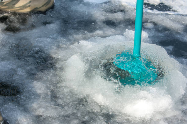 istock ice screws for fishing 836519484
