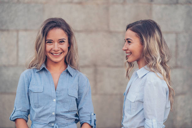 istock Portrait of beautiful sisters 836522726