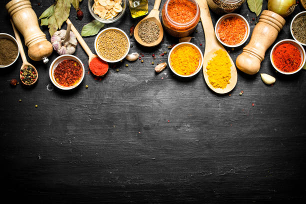 istock Big set of Indian spices and herbs 836534948