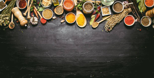 istock Big set of Indian spices and herbs 836534976