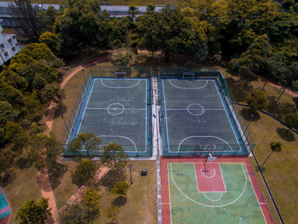 istock Aerial View of a Public Park 836540178
