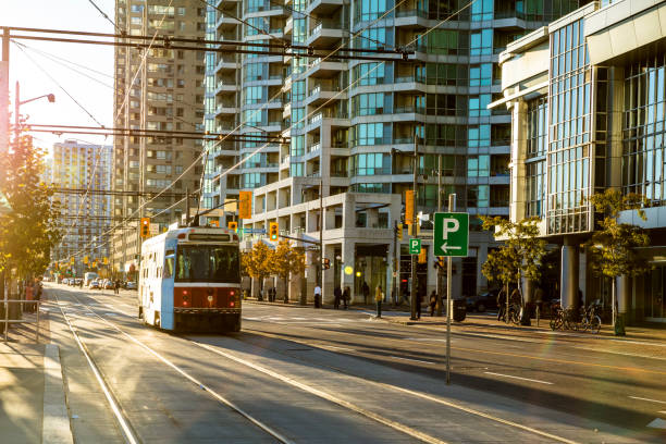istock Cable car in Toronto city downtown 836544724