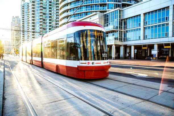 istock Cable car in Toronto city downtown 836546946