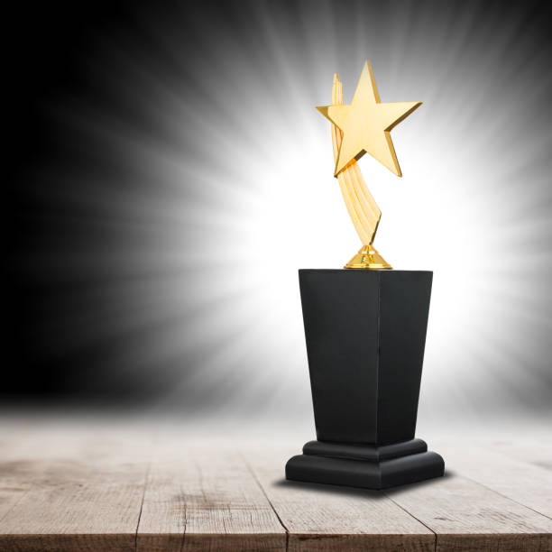 istock Trophy awards after successful winner 836547782