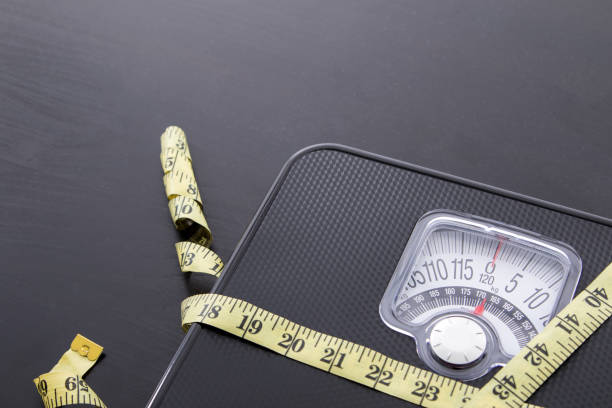 istock Weight scale instrument for measurement balance 836549092