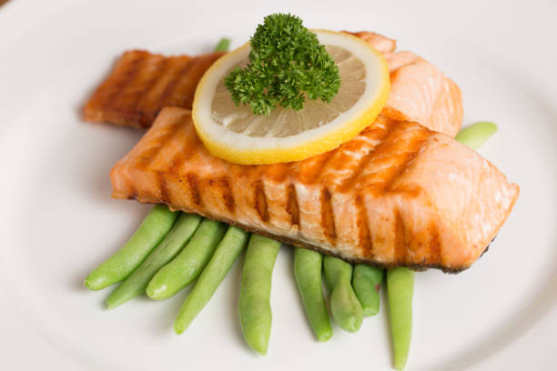istock Salmon steak food prepare for serve 836551666
