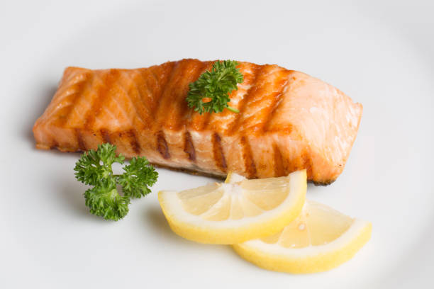 istock Salmon steak food prepare for serve 836553814