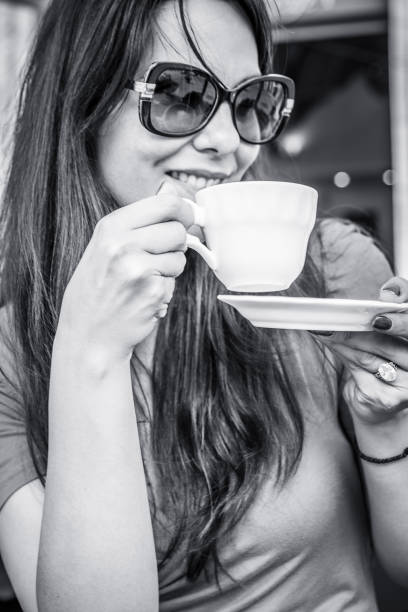 istock Beautiful young women enjoy coffee break. 836558664