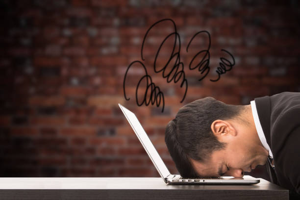 istock Overwhelmed stress businessman overload feeling. 836558822
