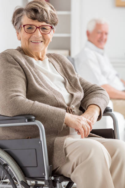 istock Lady in wheelchair 836559376
