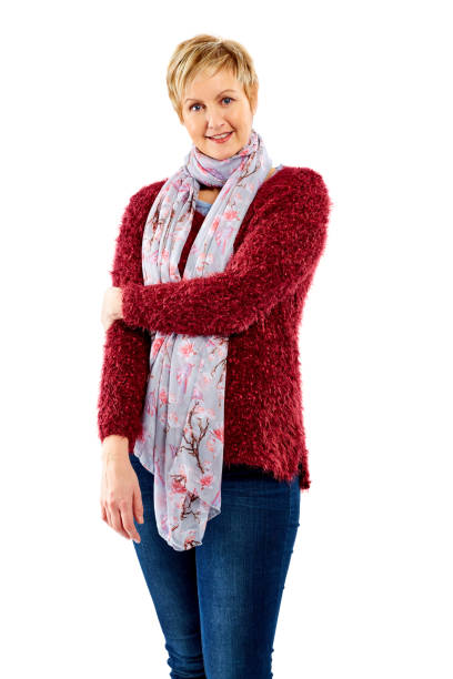 istock Attractive female standing relaxed over white background 836563018