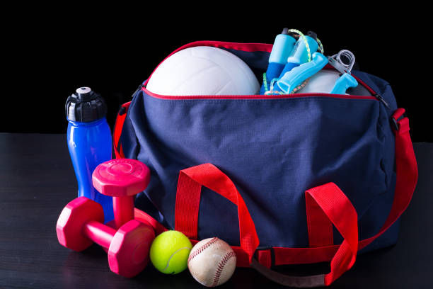istock Sport bag for packing your exercise item 836567572