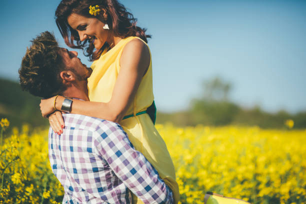istock Young couple in love 836578022