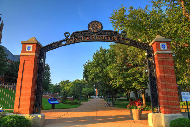 Saint Louis University stock photo