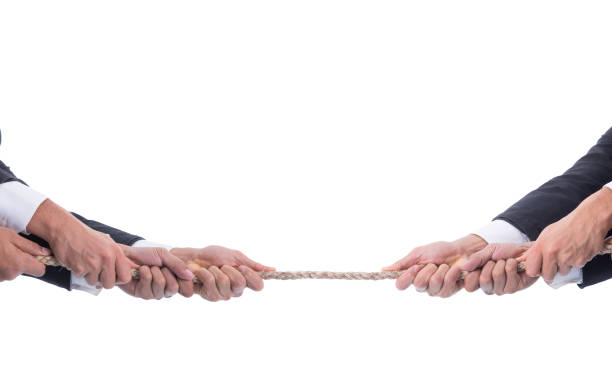 istock Tug of war business 836580114