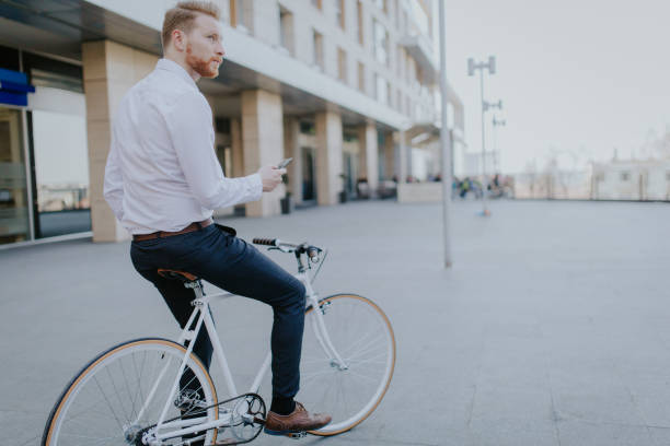 istock Young businessman on the go 836582638