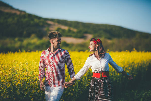 istock Beautiful young couple enjoying nature 836582950
