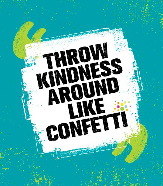 istock Throw Kindness Around Like Confetti. Inspiring Creative Motivation Quote Poster Template. Vector Typography 836595192