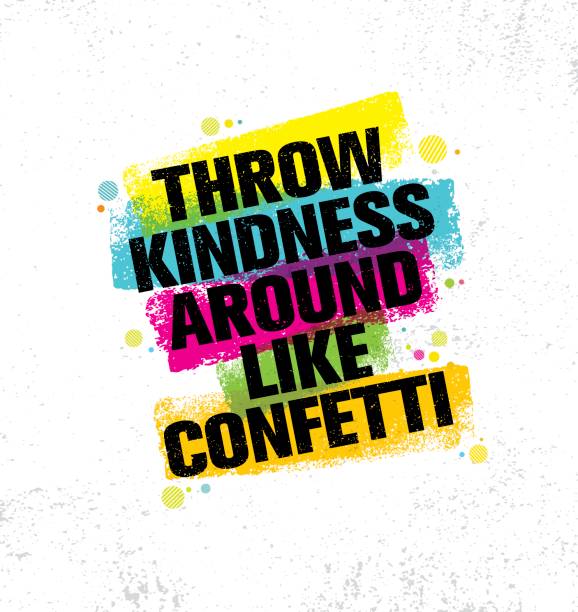 istock Throw Kindness Around Like Confetti. Inspiring Creative Motivation Quote Poster Template. Vector Typography 836595298