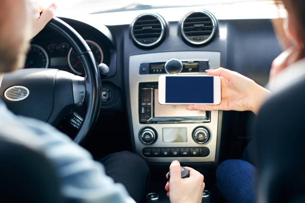 istock Happy couple sitting in car 836610186