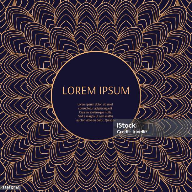 Luxury Background Vector Stock Illustration - Download Image Now - Art Deco, Feather, Pattern