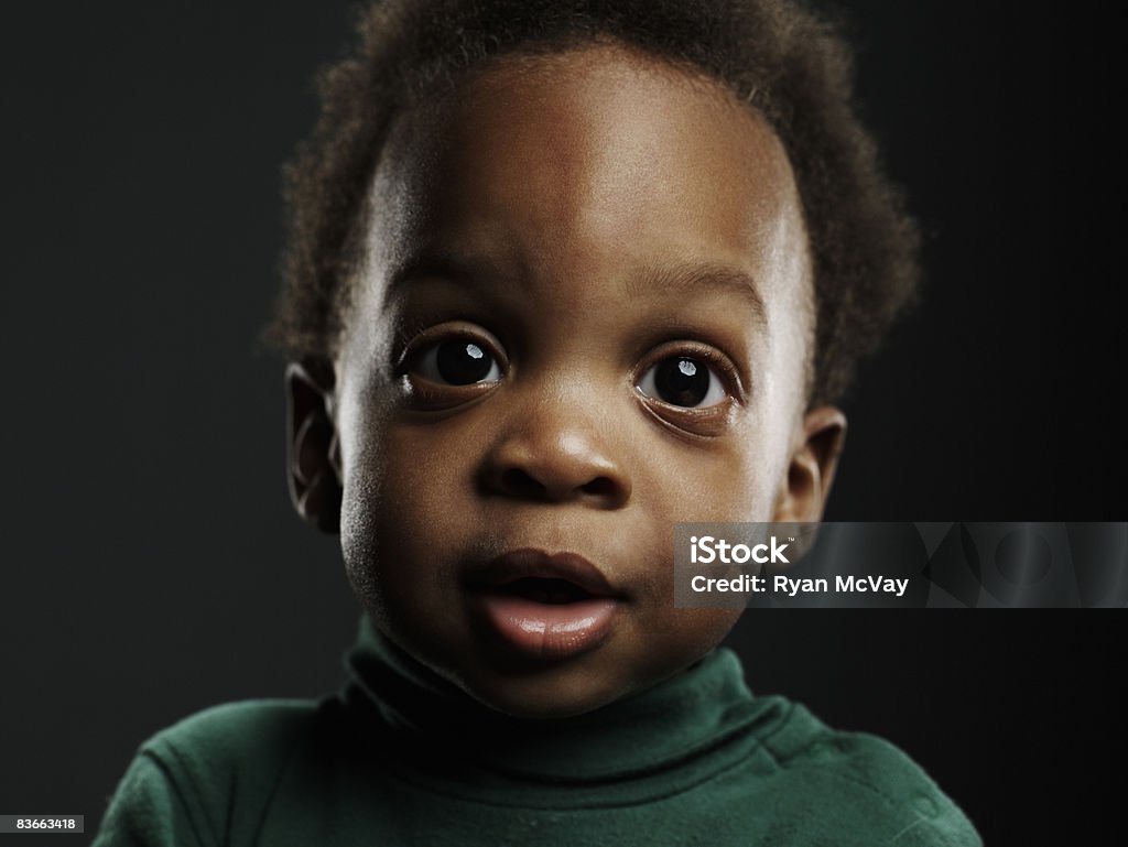 Retrato de um menino de 1 ano - Foto de stock de Retrato royalty-free