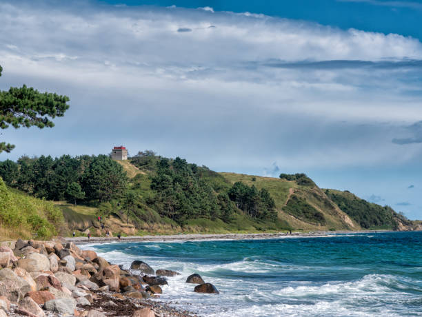 Sletterhage beach in Denmark with Tyskertaarnet