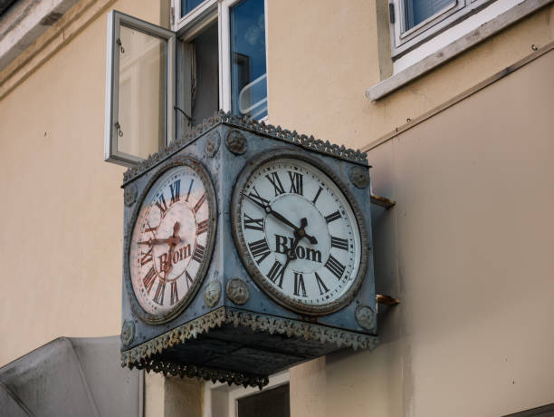 istock Traditional watchmaker sign in Ebeltoft, Denmark 836642662