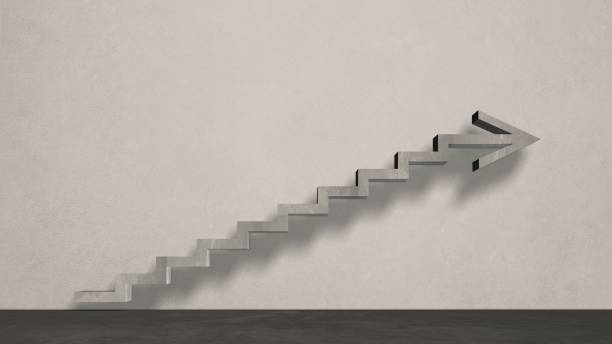 istock Work, rise, career, succes, occupation, business symbol 836643682