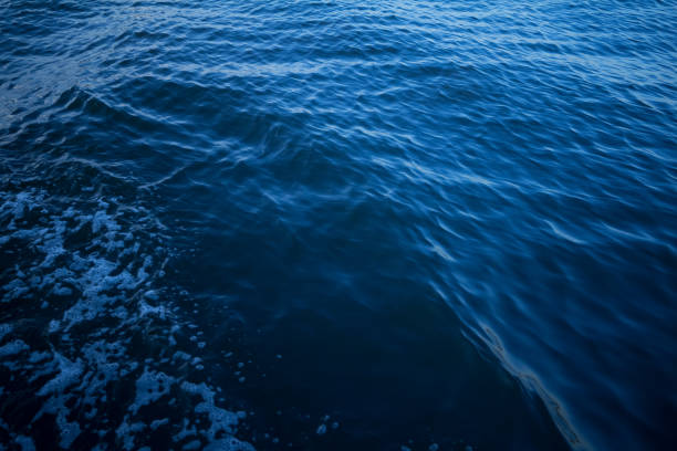 istock Blue color abstract background of liquid wave 836653540