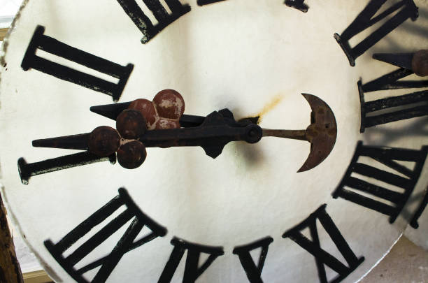 istock Dismounted face of big clock 836658118
