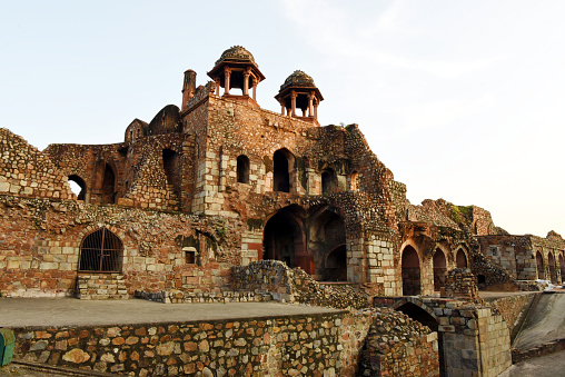 Humayun Darwaza is one of the three gates to the Purana Qila. It is also known as the South Gate.