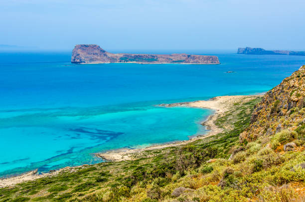 istock Paradise beach balos - View over Balos Lagoon, island on Crete, Greece 836672640