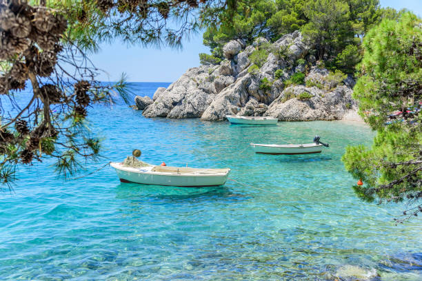 istock Beach in Brela on Makarska Riviera. Croatia 836677784