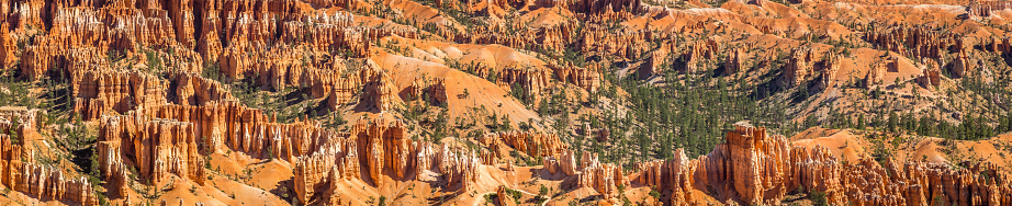 Along the Bryce Canyon National Park in Utah there are multiple lookouts and overlooks to see down into the canyon.