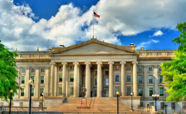 istock US Treasury Department building in Washington, DC 836682814