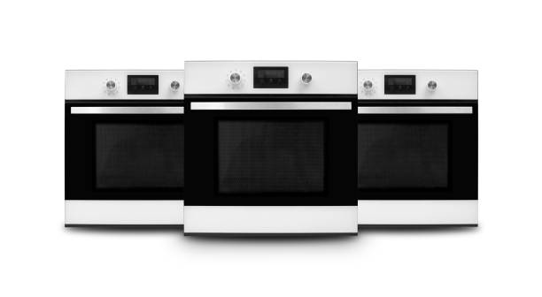 istock Household appliances. Three Oven. Isolated 836688488