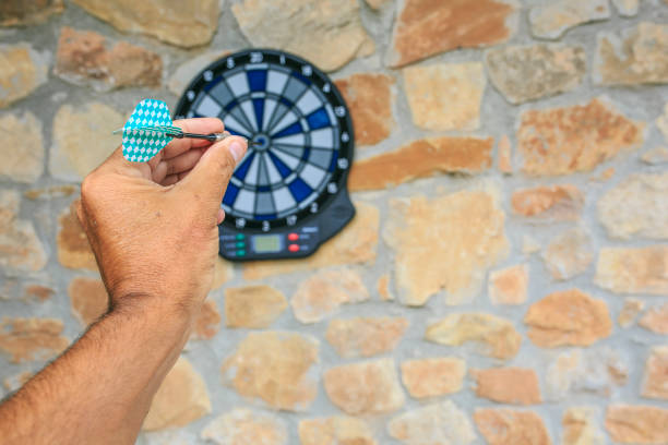 istock Bullseye on a wall with some darts 836691754