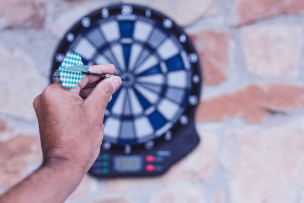 istock Bullseye on a wall with some darts 836691766