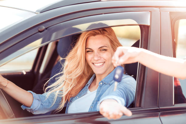 istock Woman in car 836698166