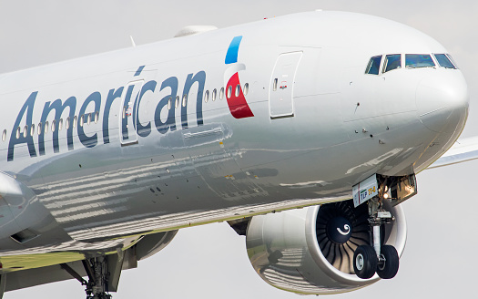 Boeing 777-300 of American AIrlines at GRU Airport - Guarulhos International Airport, Sao Paulo, Brazil - 2015