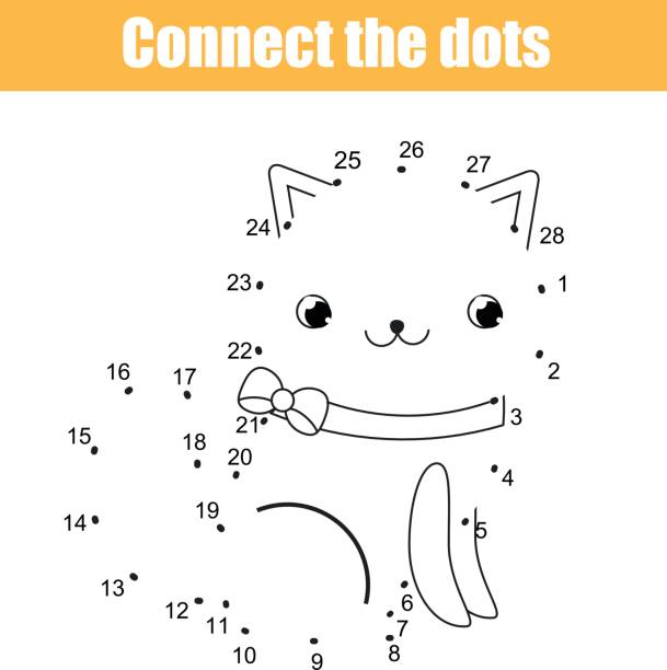 Ilustração de jogos de gato fofo. jogo do bicho.