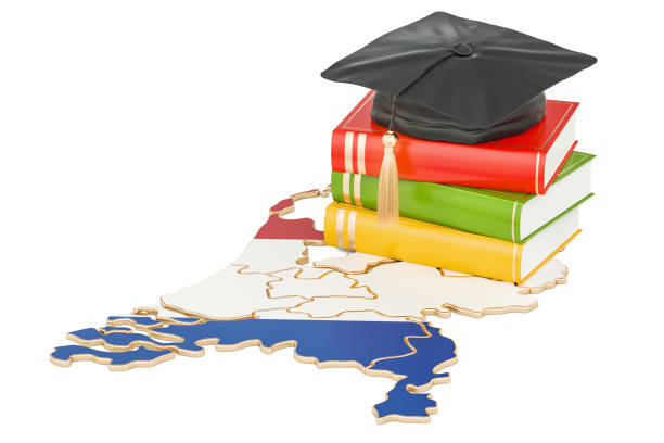 istock Education in Netherlands concept, 3D rendering isolated on white background 836768470